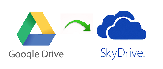 Transfer File from Google Drive to SkyDrive