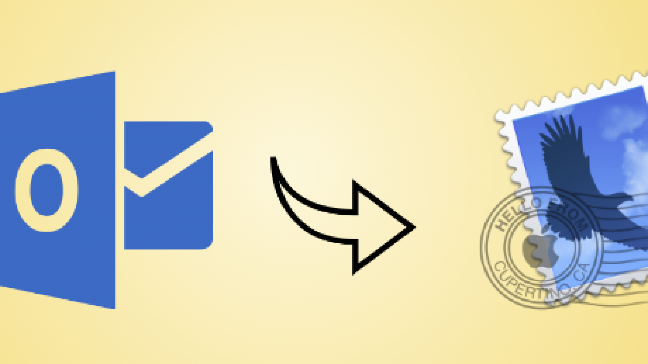 export all data from outlook for mac and then inport to mac mail