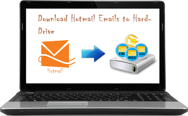 hotmail to hard drive