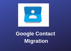 Google Contact migration