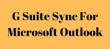 G Suite Sync for Outlook