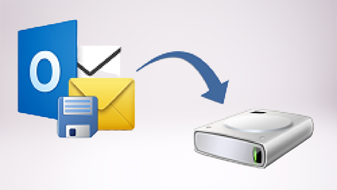 Archive Outlook Emails to External Hard Drive