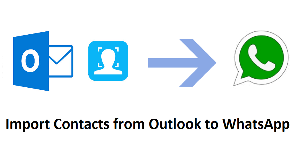 import contacts from Outlook to WhatsApp