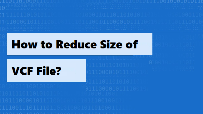 reduce size of vcf file