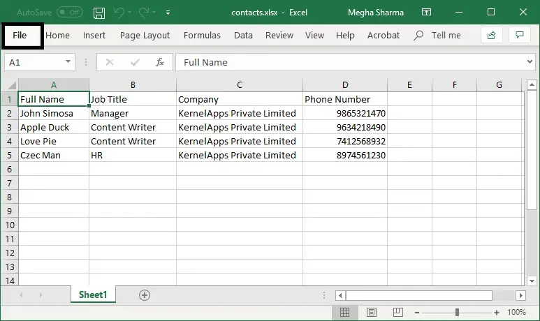  Import Excel List To Outlook Contact Group With All Attributes